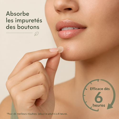 Patch Anti-Boutons Hydrocolloïde — Jour & Nuit