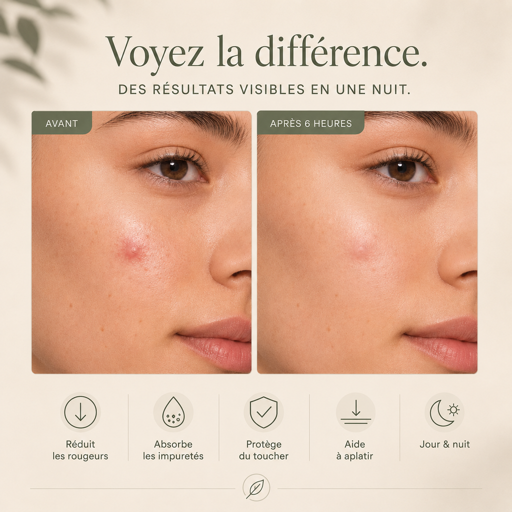 Patch Anti-Boutons Hydrocolloïde — Jour & Nuit